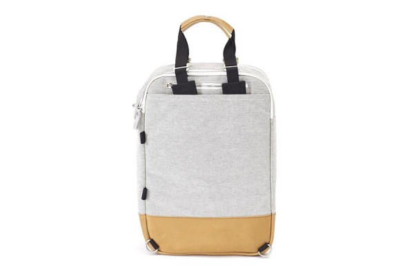 QWSTION Daypack Raw Blend Natural Leather