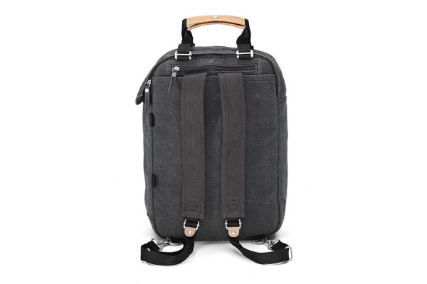 QWSTION Daypack Washed Black